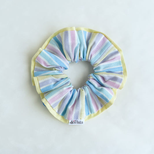 Pastel Rainbow Scrunchie