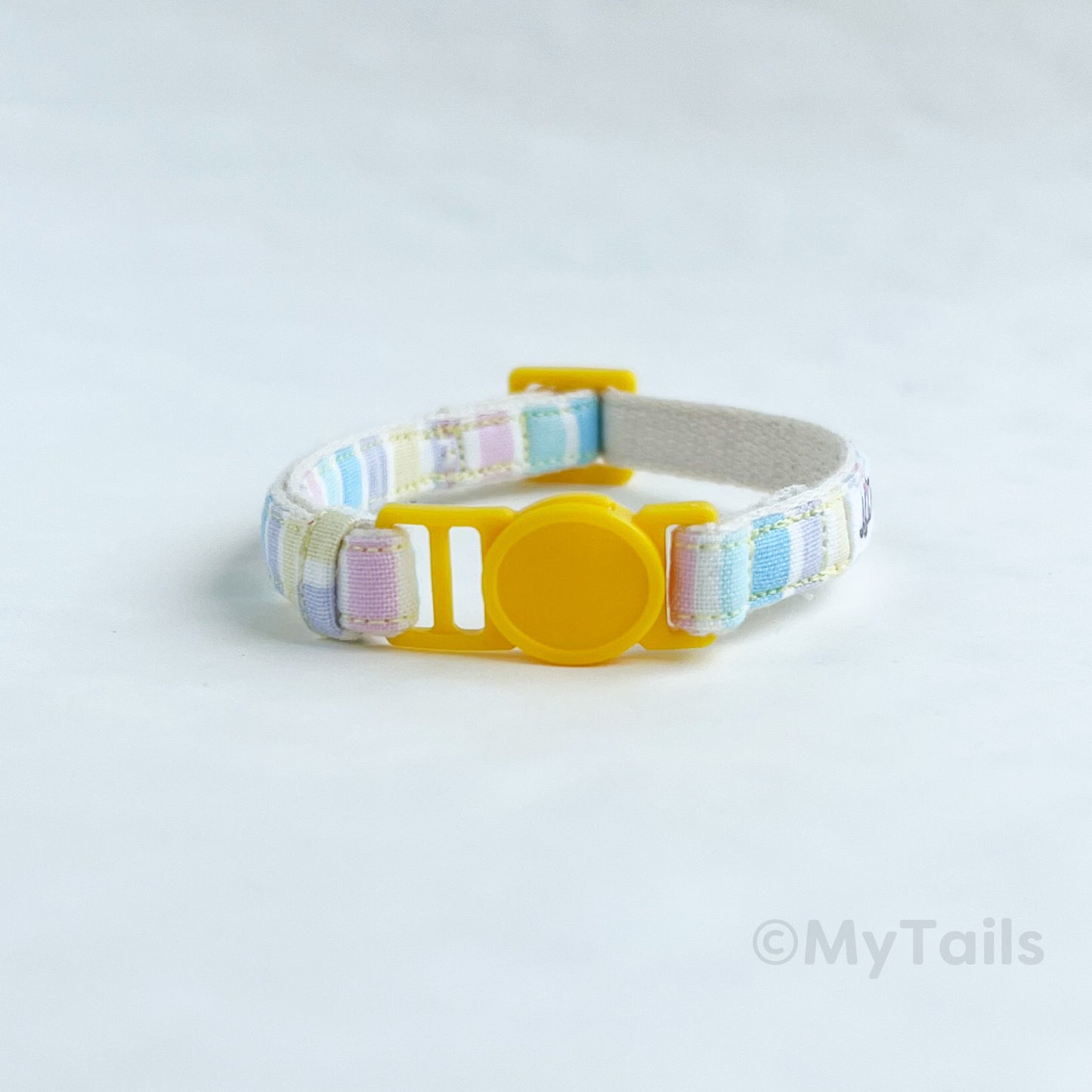 Pastel Rainbow Very Basic Cat collar Breakaway Buckle