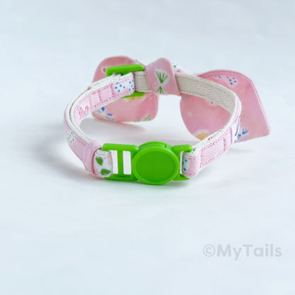 Bowlossom Whisker Bow Cat Collar Breakaway Buckle