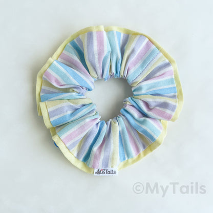 Pastel Rainbow Scrunchie